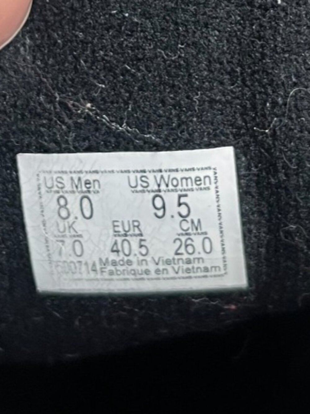Vans Sk8-Hi Mens Size 8 Black White Athletic Skateboarding Shoes Sneakers - Picture 10 of 11